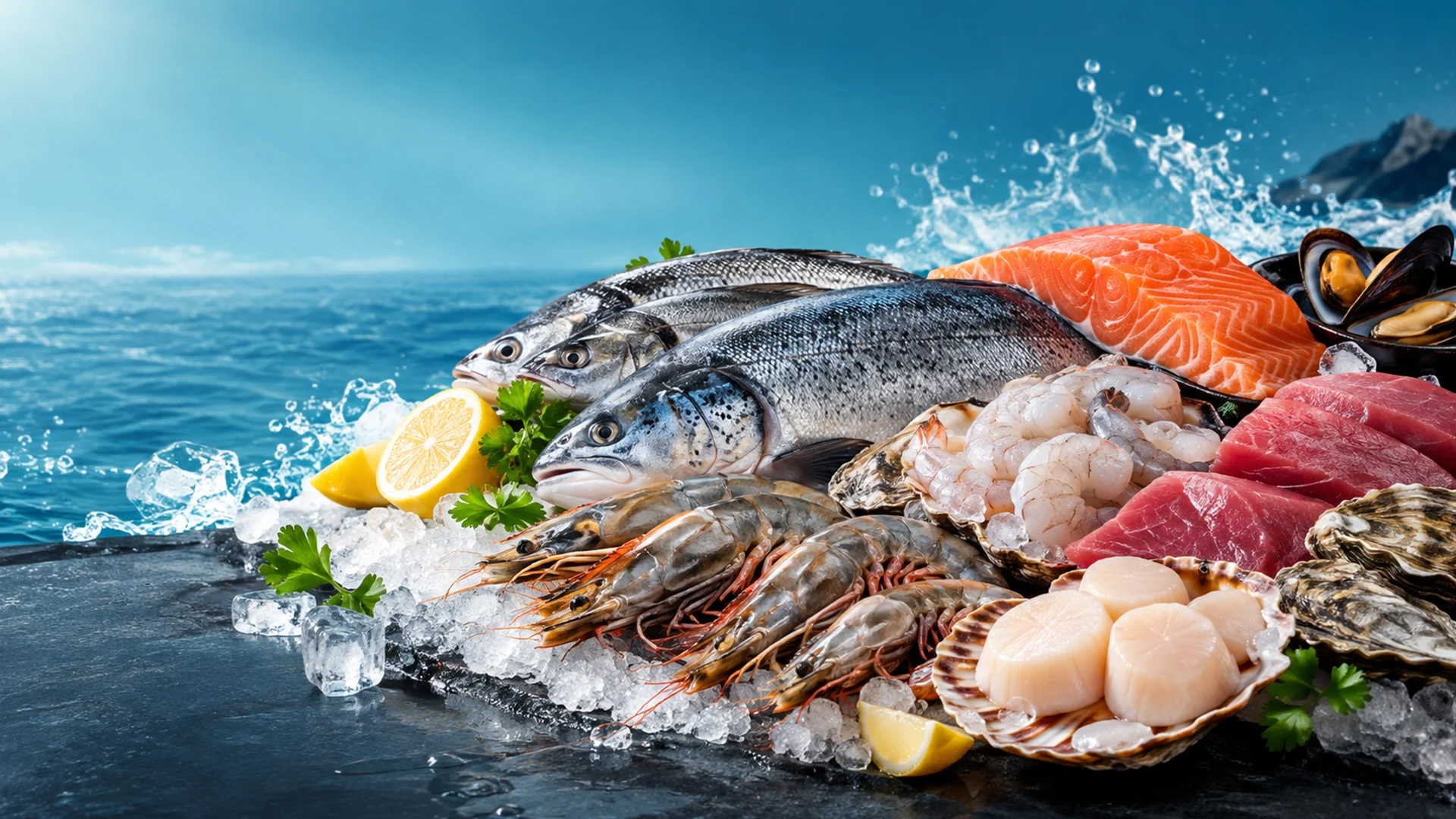 Sea Foods background